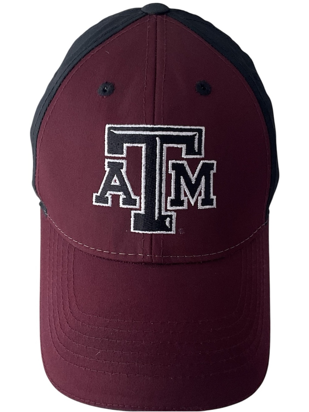TEXAS A&M Aggies Baseball Hat Unisex Adult Maroon Black Adjustable Embroidered